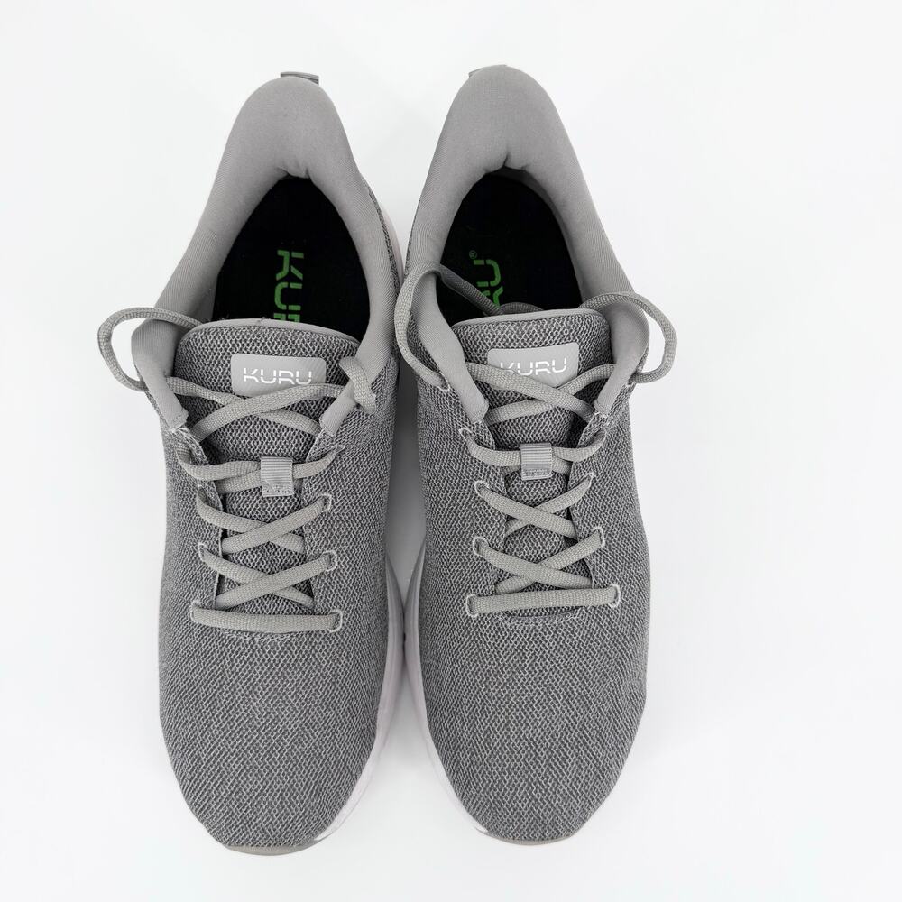KURU FLEX Via Men’s Athletic Sneakers – Grey Knit – Size 11M Orthopedic Support - Picture 6 of 10